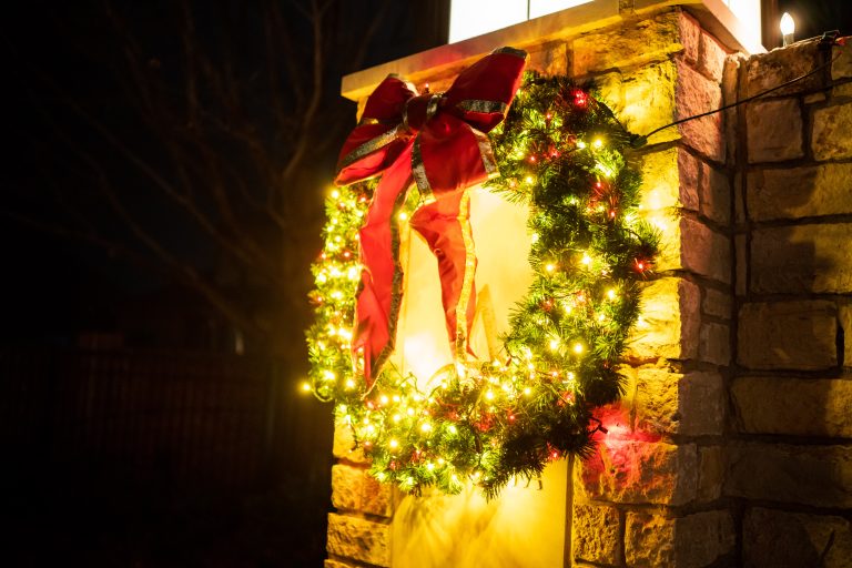 Wake Forest Christmas Wreath